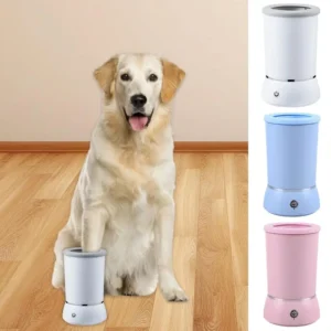 Pet Feet Washer Electrical Pet Paw Cleaner Automatic Dog Cat Quick Low Cleaner Pet Paw Portable Cleaning Noise Cup Foot